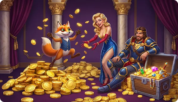 About Slots Personaj fericit după câștig