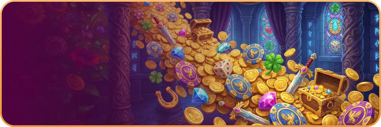about slots treasure chest bonus banner